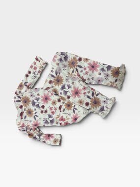 Huggies Babywear Floral Footed Sleeper, 3 Months